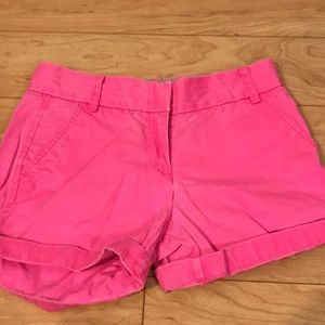 Hot pink Jcrew chino shorts!
